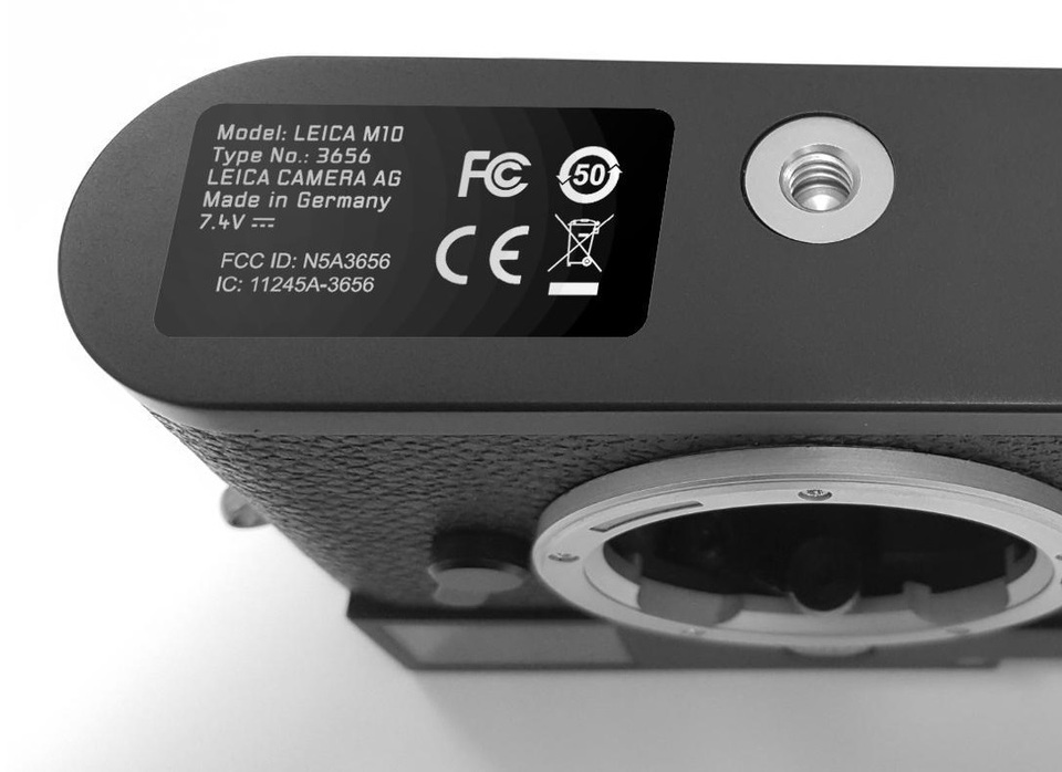 
Leica M10 đã được FCC phê duyệt.
