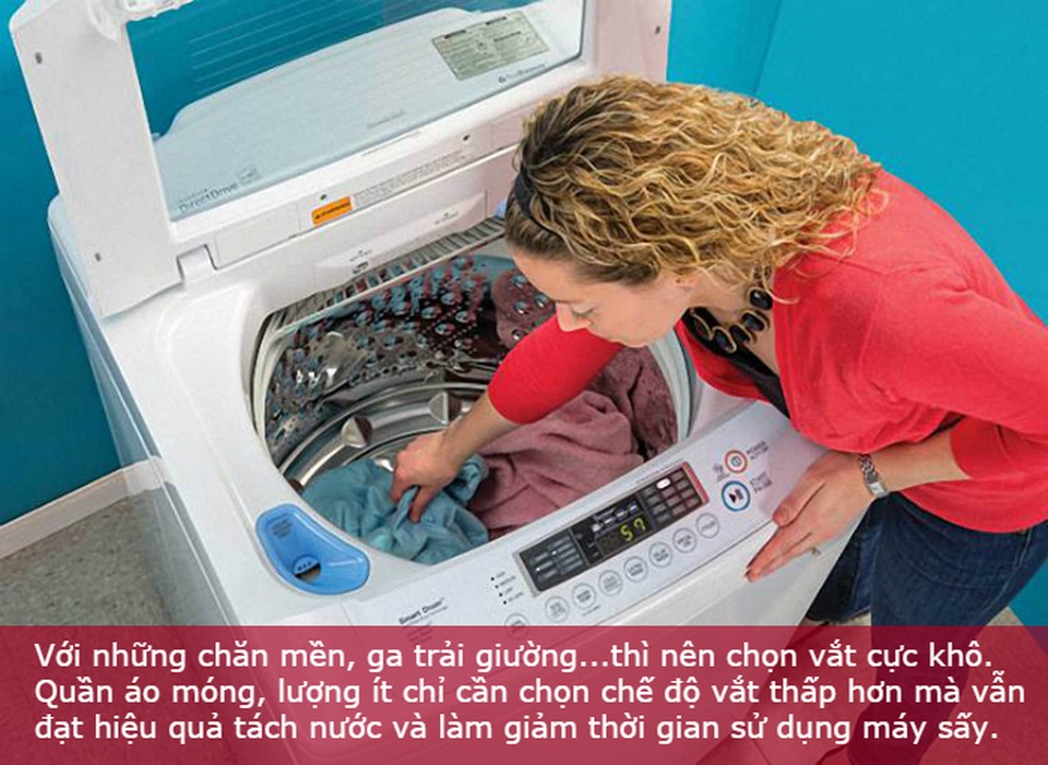 Mách bạn cách sử dụng máy giặt tiết kiện điện, nước - 6