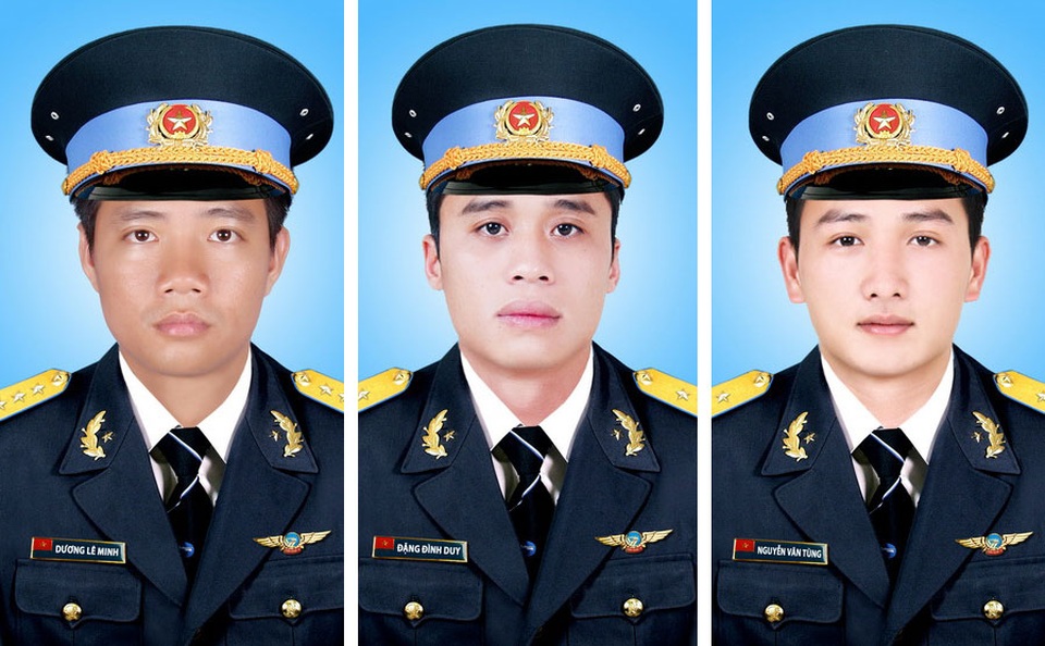 Tiễn biệt 3 phi công hy sinh khi bay huấn luyện trên đỉnh Bao Quan - 12
3 phi công trẻ hy sinh.