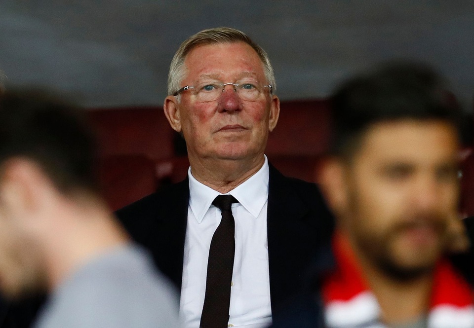
Cựu HLV Alex Ferguson tới theo dõi trận đấu của đội bóng cũ như thường lệ
