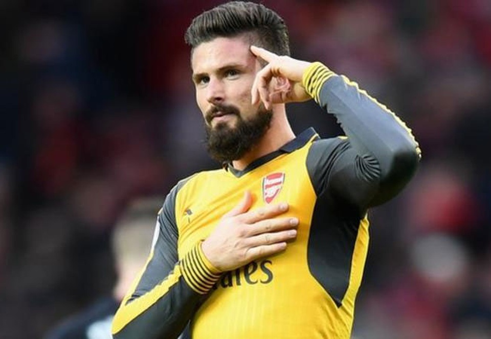 
Giroud vừa ghi hai bàn trong hai trận gần đây
