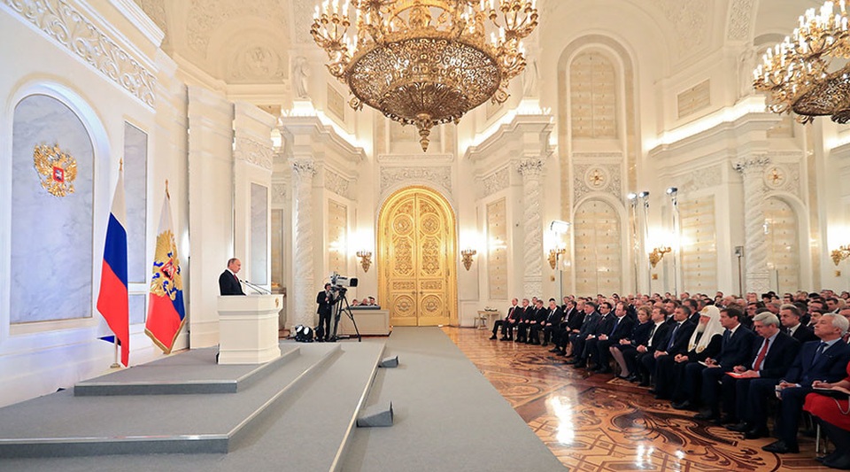 Tổng thống Putin: Quan hệ Nga-Mỹ có ý nghĩa cực kỳ quan trọng - 2
Ngoài các nghị sĩ Quốc hội Nga, tham gia sự kiện đọc thông điệp liên bang của Tổng thống Putin còn có hơn 600 nhà báo và đại diện truyền thông trong nước và quốc tế. (Ảnh: Sputnik)
