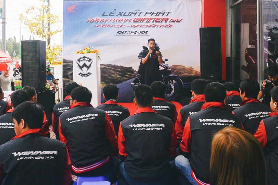 Honda Việt Nam khởi động "Hành trình Winner 150" - 1 Honda Việt Nam khởi động "Hành trình Winner 150" - 1
