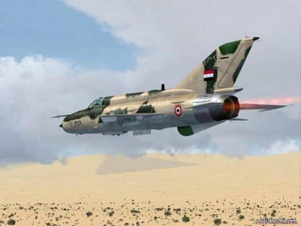 Không quân Syria phá hủy cơ sở sản xuất vũ khí của phiến quân - 1 Chiến đấu cơ Syria.
