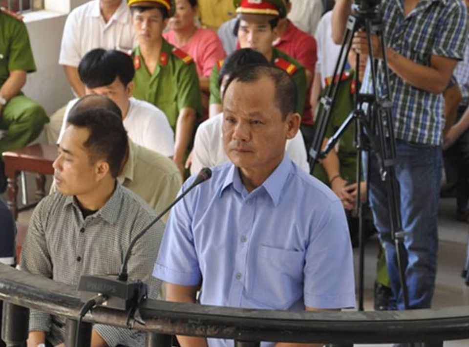 Kháng nghị tăng hình phạt đối với băng nhóm tội phạm Minh “Sâm” - 1 Bị cáo Minh Sâm tại phiên toà sơ thẩm.