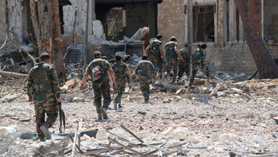 Quân đội Syria tiêu diệt toàn bộ đội tiên phong của Jabhat en-Nusra - 1 Binh sĩ quân đội Syria