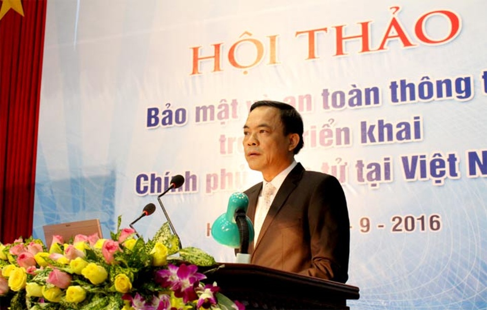 Xuất hiện nhiều loại hình tấn công chiến tranh mạng mới - 1
Trưởng Ban Cơ yếu Chính phủ cảnh báo nguy cơ chiến tranh mạng gia tăng. Ảnh: Giang Phạm
