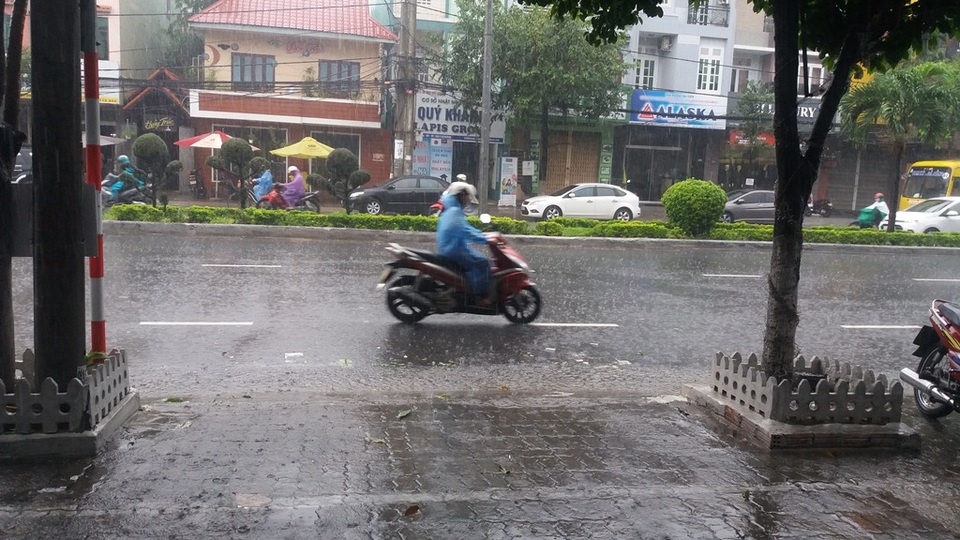 Những ngày qua, tại Đà Nẵng có mưa to