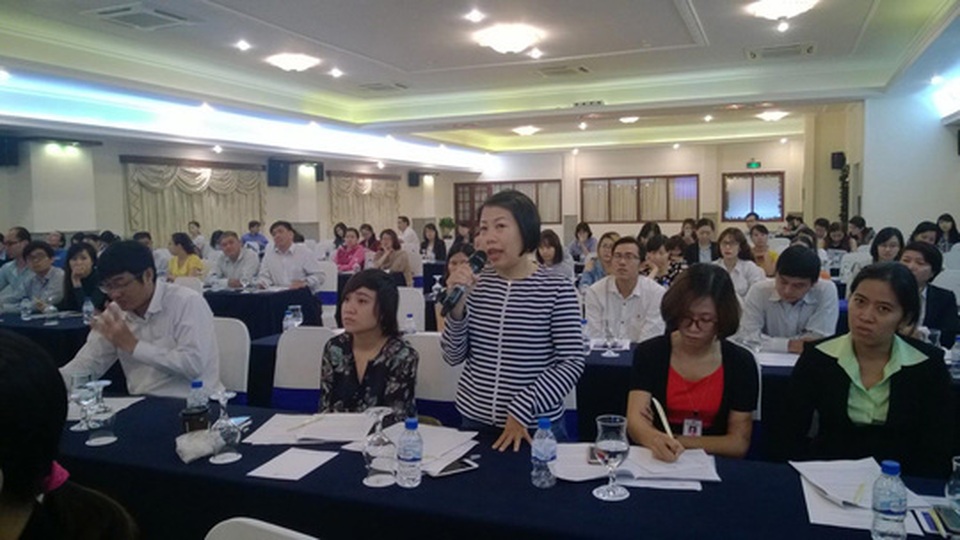 Bộ Luật Lao động: Gỡ mãi vẫn chưa hết rối! - 1 Đại diện doanh nghiệp phát biểu tại buổi đối thoại giữa doanh nghiệp và chính quyền TP HCM