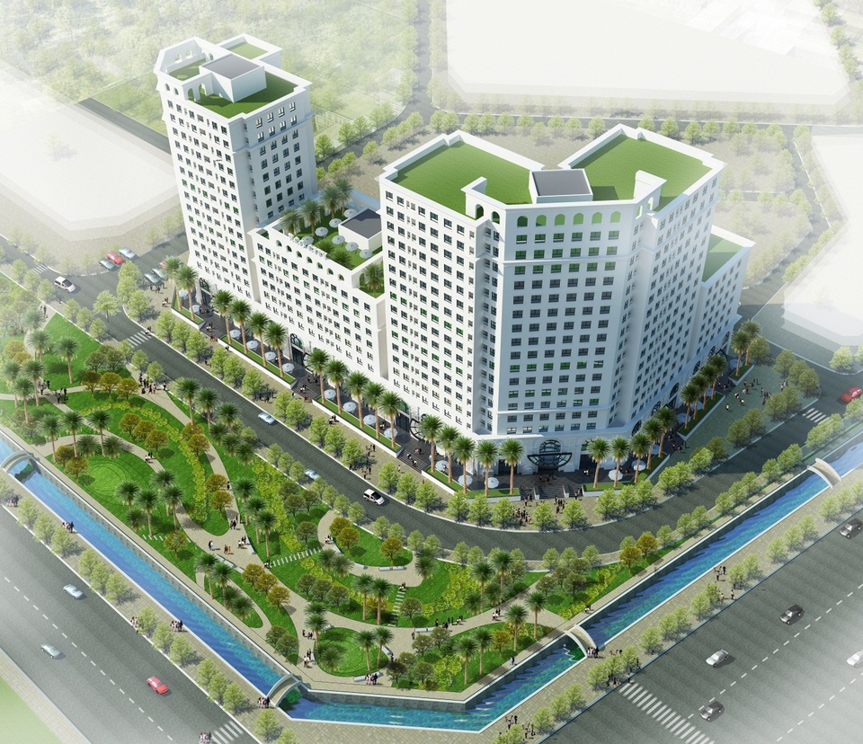 18/9: Mở bán chính thức căn hộ Eco City Long Biên - 1 Phối cảnh tổng thể Khu căn hộ cao cấp Eco City