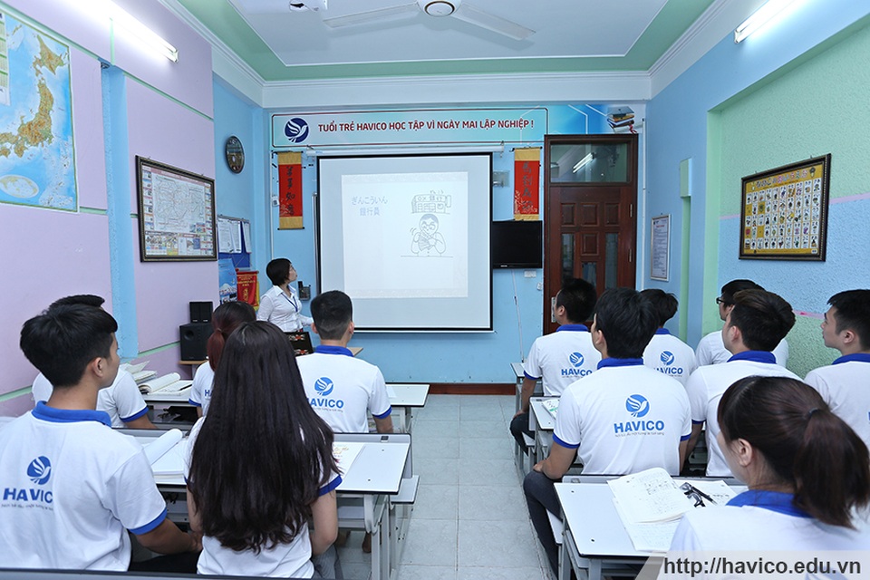 HAVICO - Địa chỉ uy tín về du học Nhật Bản - 1
Giờ học trên lớp