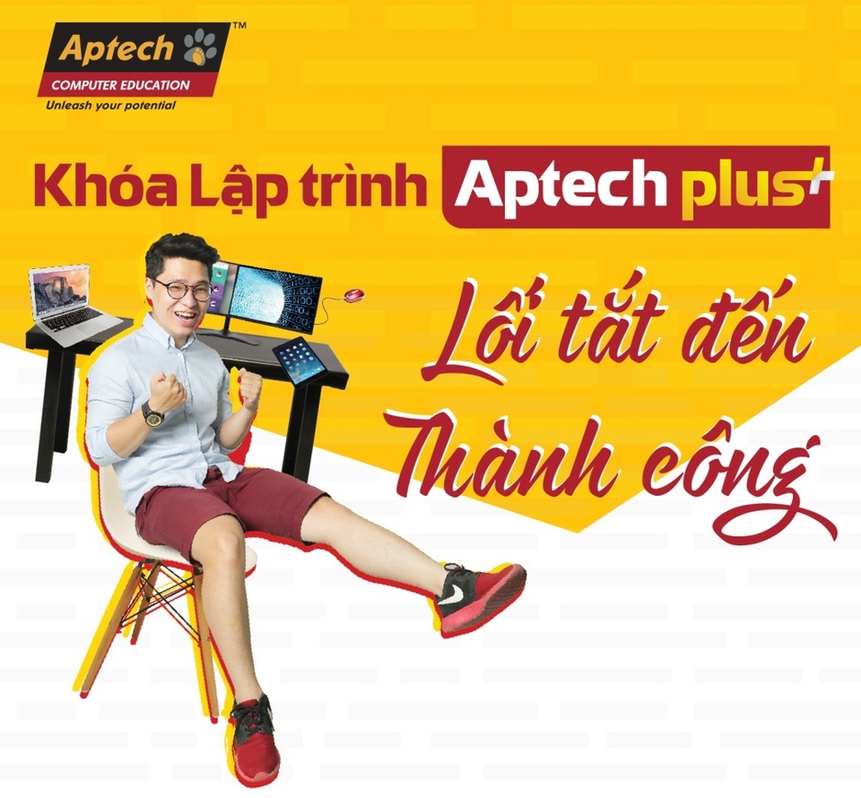 Aptech Plus - Khóa lập trình ưu việt dành cho sinh viên và người đi làm - 1 Aptech Plus - Khóa lập trình ưu việt dành cho sinh viên và người đi làm - 1