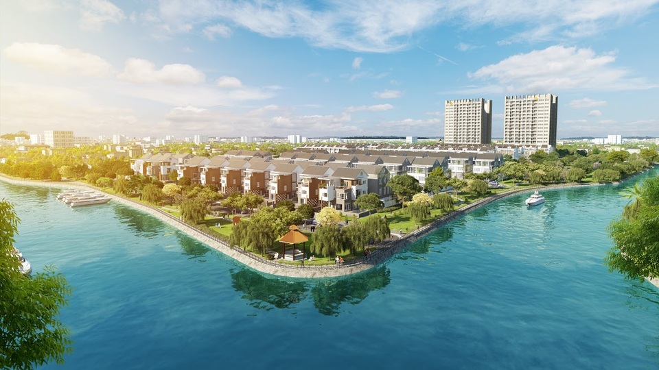 Những dự án ven sông luôn có sức hút với nhà đầu tư cũng như những khách hàng có nhu cầu ở thực nhờ môi trường sống trong lành.