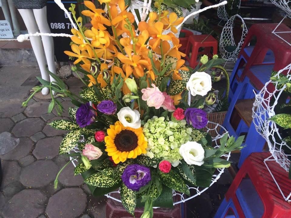 Thị trường 20/11: Một lẵng hoa 2 triệu rưỡi, cắm không kịp để bán - 1 Thị trường 20/11: Một lẵng hoa 2 triệu rưỡi, cắm không kịp để bán - 1