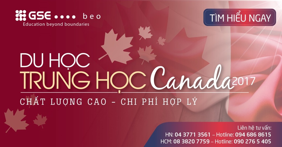Du học trung học Canada - Chất lượng cao, chi phí hợp lý - 1