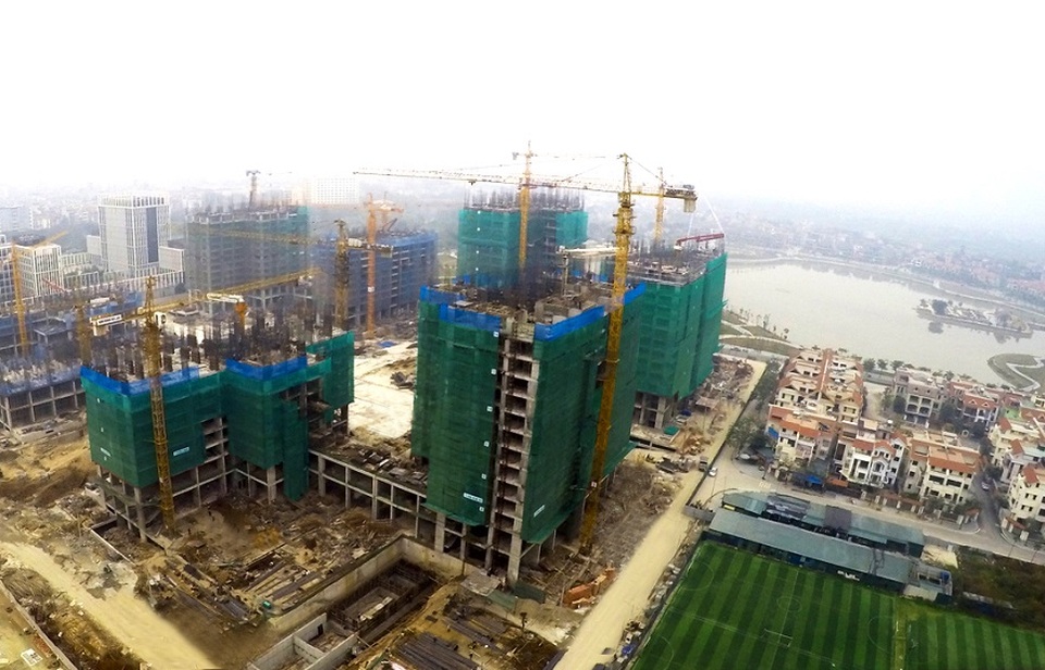 Toàn cảnh dự án An Bình City vượt tiến độ - 1 Tiến độ dự án chụp ngày 18/12/2016