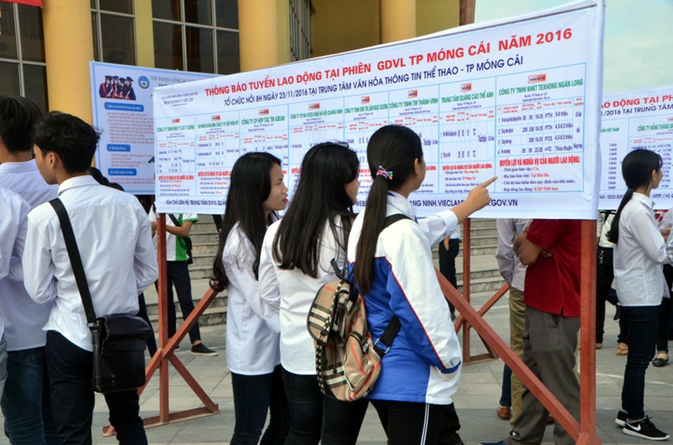 DN tỉnh cần tuyển gần 1.900 lao động qua Phiên giao dịch việc làm năm 2016 TP Móng Cái - 2 DN tỉnh cần tuyển gần 1.900 lao động qua Phiên giao dịch việc làm năm 2016 TP Móng Cái - 2