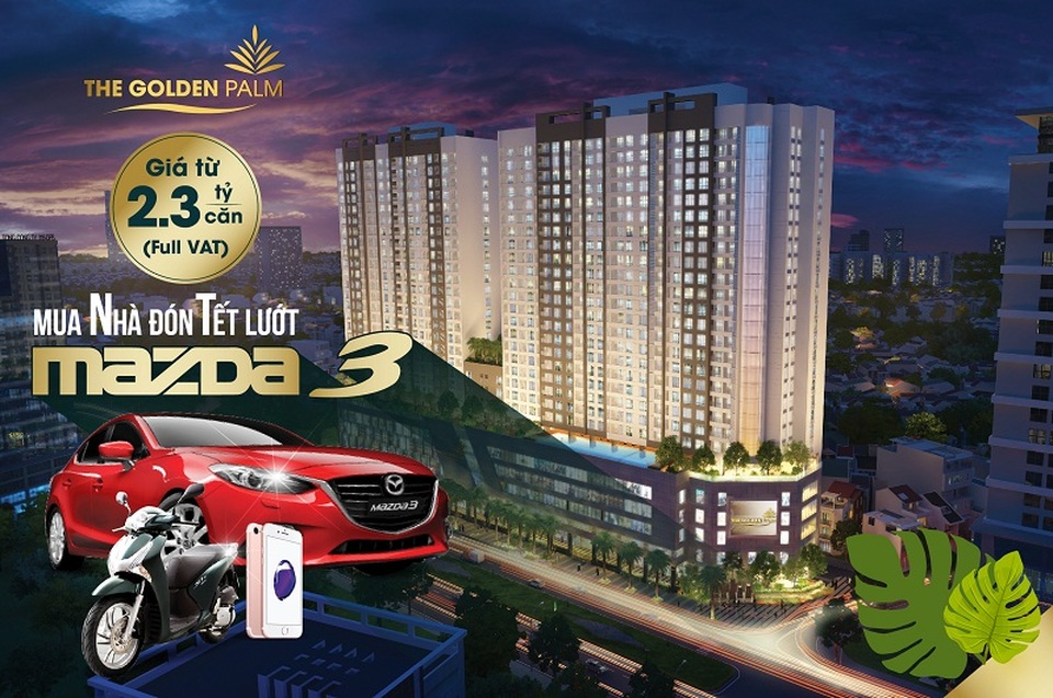 Mua nhà đón Tết, lướt Mazda 3 cùng The Golden Palm - 1 The Golden Palm – cơ hội đầu tư, an cư hấp dẫn.