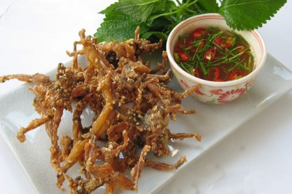 Món khô nhái nổi tiếng miền Tây.