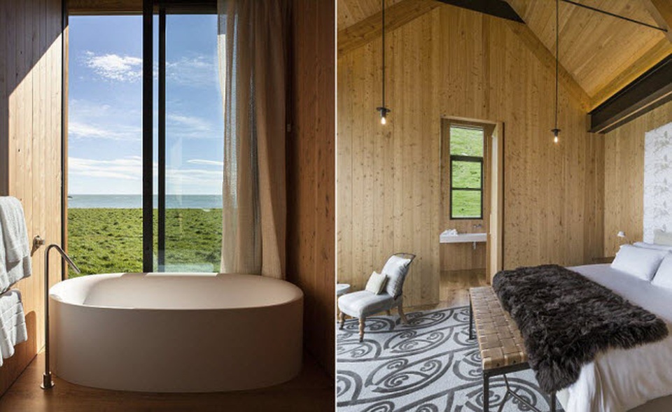 Khu nghỉ dưỡng có một phòng ngủ chung đủ chỗ cho 8 khách và 3 phòng ngủ đôi riêng biệt, cùng bể bơi, lò sưởi ngoài trời và vườn hoa. Giá phòng tại đây khá đắt đỏ, từ 2.780 tới 3.020 Euro mỗi đêm.