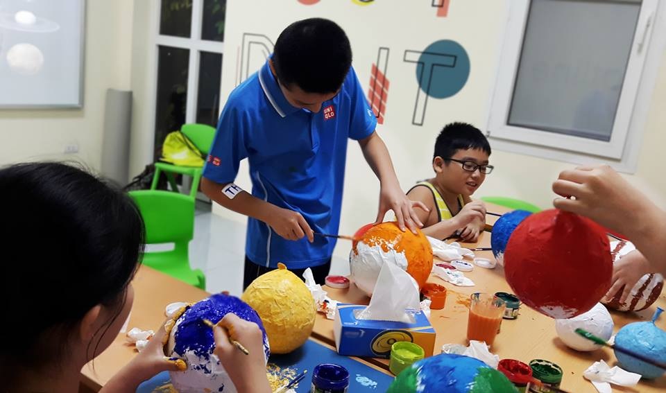 Ứng dụng thực nghiệm khoa học và hoạt động sáng tạo cho trẻ khi học tiếng Anh - 2 Một hoạt động khoa học sáng tạo tại Aplus