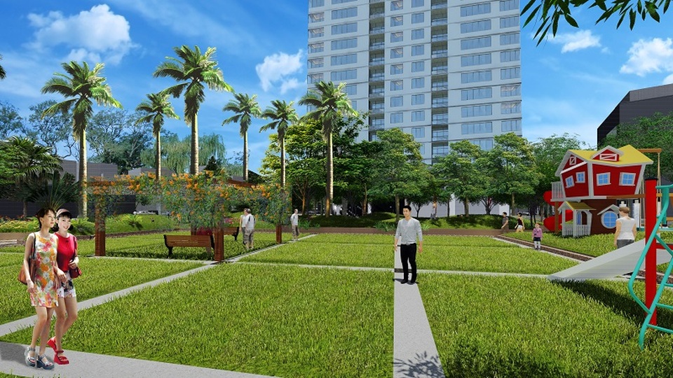Hé lộ thông tin về dự án ven hồ Hoàng Cầu đẹp bậc nhất Hà Nội - 2 Không gian xanh tại công viên rộng 7.300m2 mà mỗi cư dân tại Hoàng Cầu Skyline sẽ được tận hưởng.
