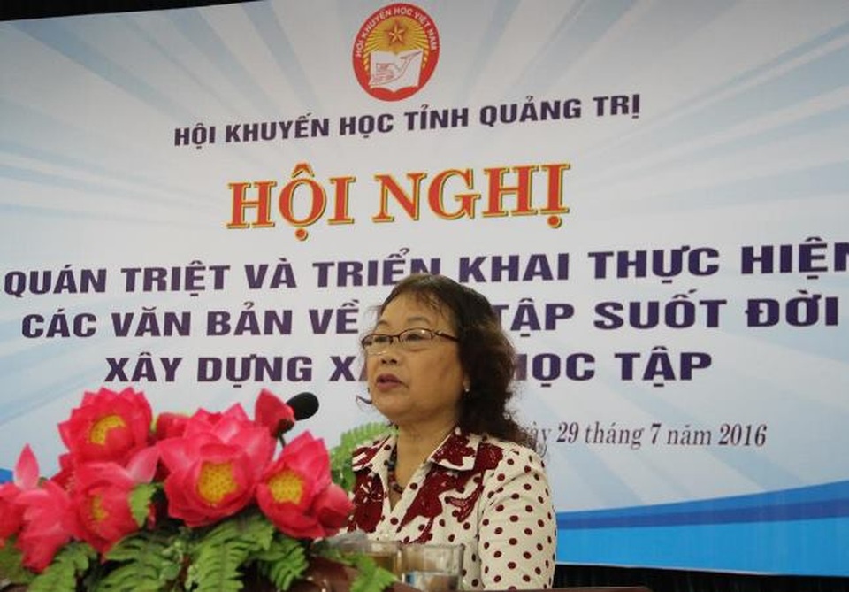 Hàng triệu hội viên khuyến học hào hứng, tin tưởng hướng về Đại hội - 2
Bà Nguyễn Thị Hồng Vân