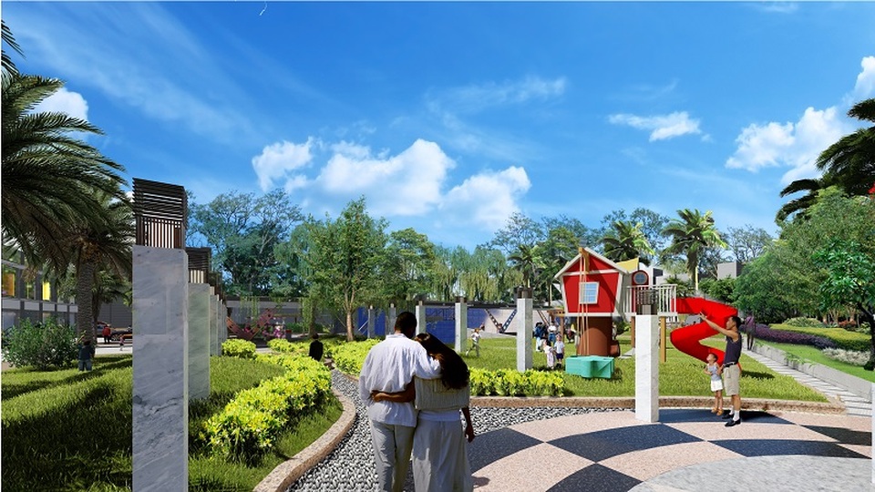 Chính thức ra mắt dự án Hoàng Cầu Skyline - 2 Khu vui chơi trẻ em với nhiều trang thiết bị hiện đại.
