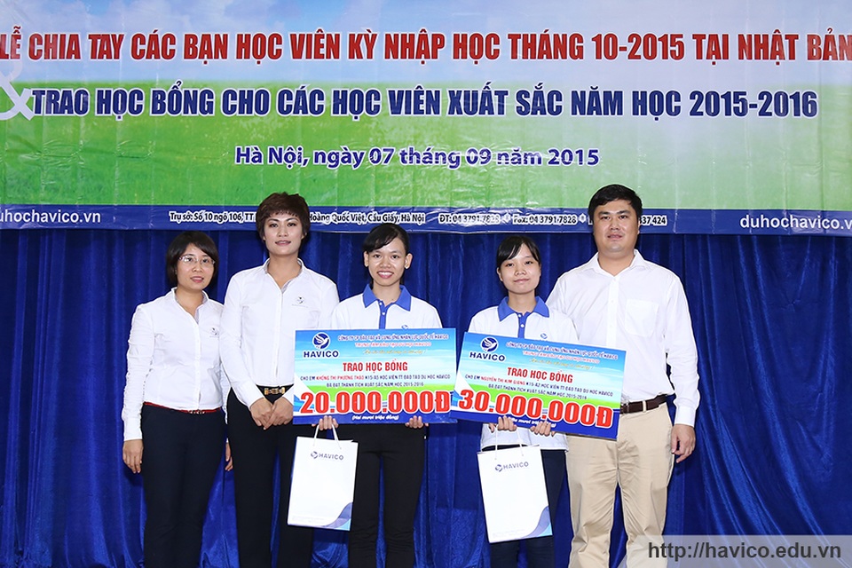 HAVICO - Địa chỉ uy tín về du học Nhật Bản - 2
Nhiều học bổng có giá trị cao cho học viên
