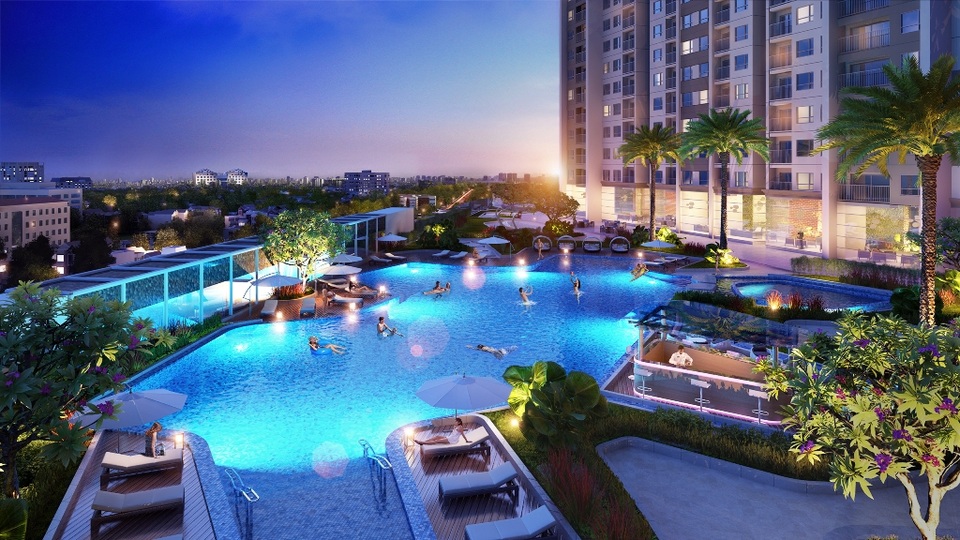 Bí quyết đầu tư bất động sản của các “đại gia” Hoa Kỳ - 2 Tòa tháp C6 – D’.Capitale dành cho cư dân đặc quyền sử dụng 12 tiện ích riêng biệt.