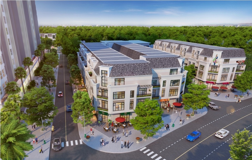 Shophouse Arcadia - Hình ảnh minh họa dãy B15, B16