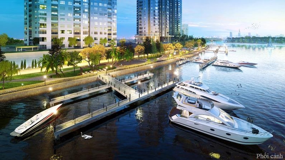 Kusto Home giới thiệu tòa tháp mới Bora tại Diamond Island - 2 Taxi nước và Bến du thuyền duy nhất được cấp phép chỉ phục vụ riêng cho cư dân