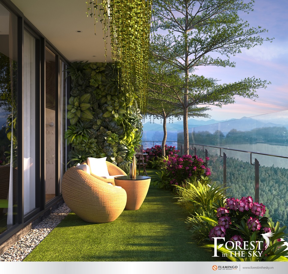 Forest In The Sky: Điểm sáng độc đáo trên thị trường BĐS nghỉ dưỡng - 2
Biệt thự trên cao sở hữu các khu vườn lớn giữa trời.
