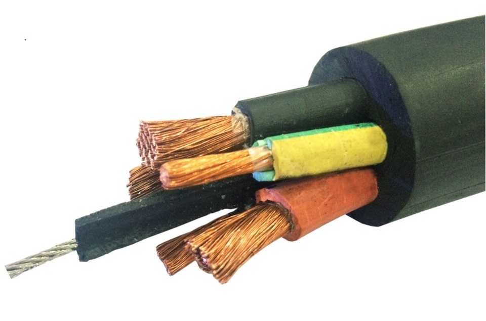 Cáp cao su vận thăng DUSONC sự lựa chọn tốt nhất cho máy vận thăng - 2 Cáp vận thăng chuyên dụng moment xoắn lớn trên 30 tầng HIGH MOMENT LIFTING CABLE 3X25+1X16 DUSONC CABLE made in KOREA