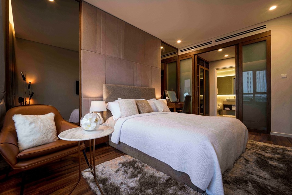 Căn hộ chìa khóa đôi tại Diamond Island – xứng tầm đầu tư - 2 Phòng ngủ thực tế tại căn hộ mẫu thuộc giai đoạn 2 của dự án Diamond Island