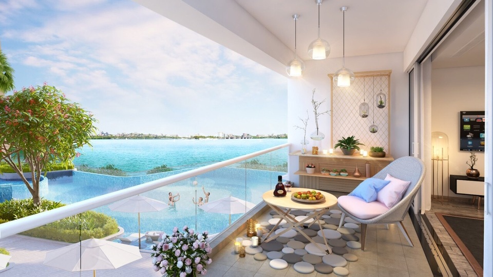 Tầm nhìn trải dài vô tận của cư dân Vinhomes Skylake ngay từ ban công nhà mình