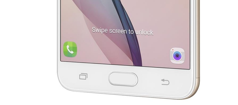 Galaxy J7 Prime - smartphone tầm trung đầu tiên của Samsung có bảo mật vân tay 1 chạm - 3 Cảm biến vân tay một chạm của Galaxy J7 Prime chỉ cần chạm nhẹ trên nút Home là có thể ngay lập tức kích hoạt điện thoại
