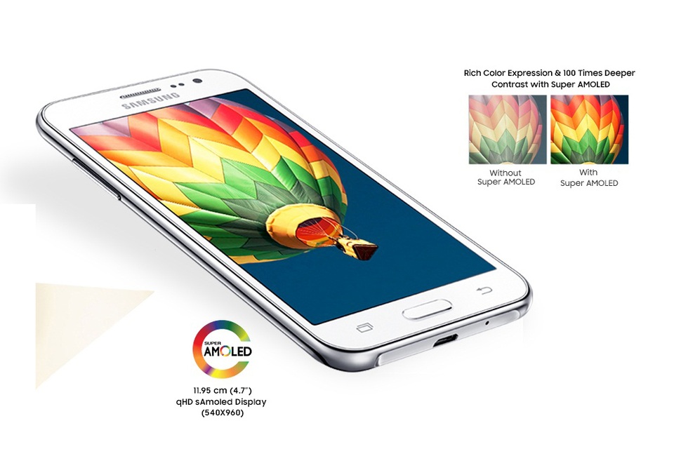 Dòng smartphone phổ thông Samsung Galaxy J2 đã sẵn sàng cho 4G