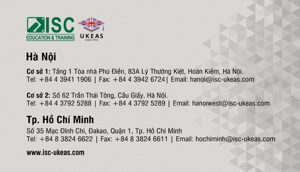 Học bổng hè toàn phần 2 tuần trị giá giá 100 triệu tại Triển lãm Du học 45 trường Anh Quốc - 3 Học bổng hè toàn phần 2 tuần trị giá giá 100 triệu tại Triển lãm Du học 45 trường Anh Quốc - 3