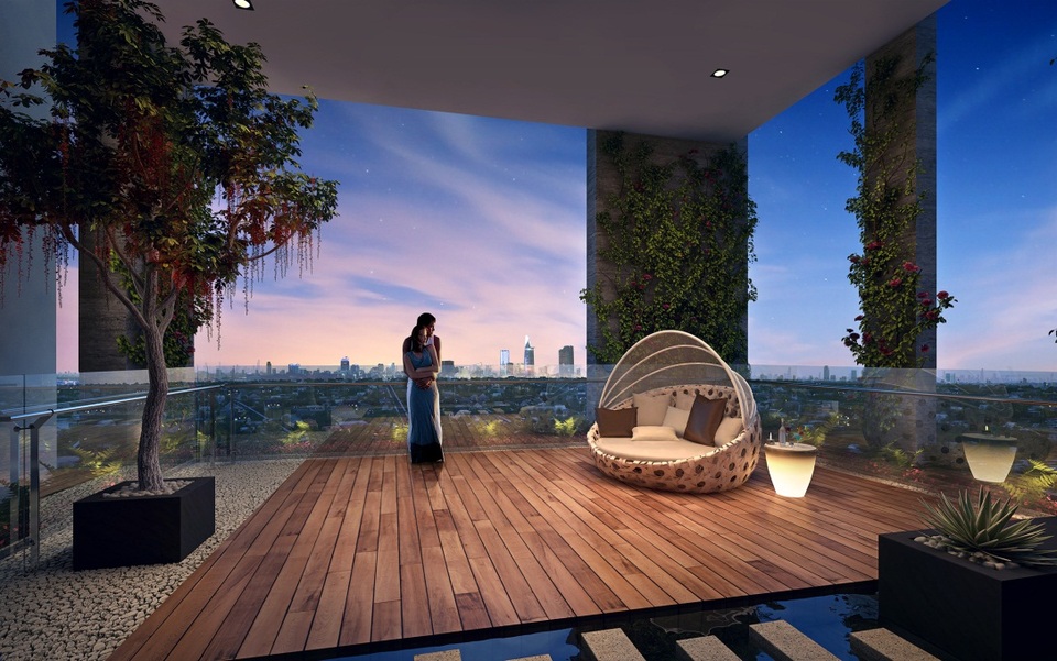 HaDo Centrosa Garden: Ưu đãi lớn ngày khai trương căn hộ mẫu - 3 Khu vườn treo trên không – không gian riêng tư dành cho cư dân sở hữu căn hộ
