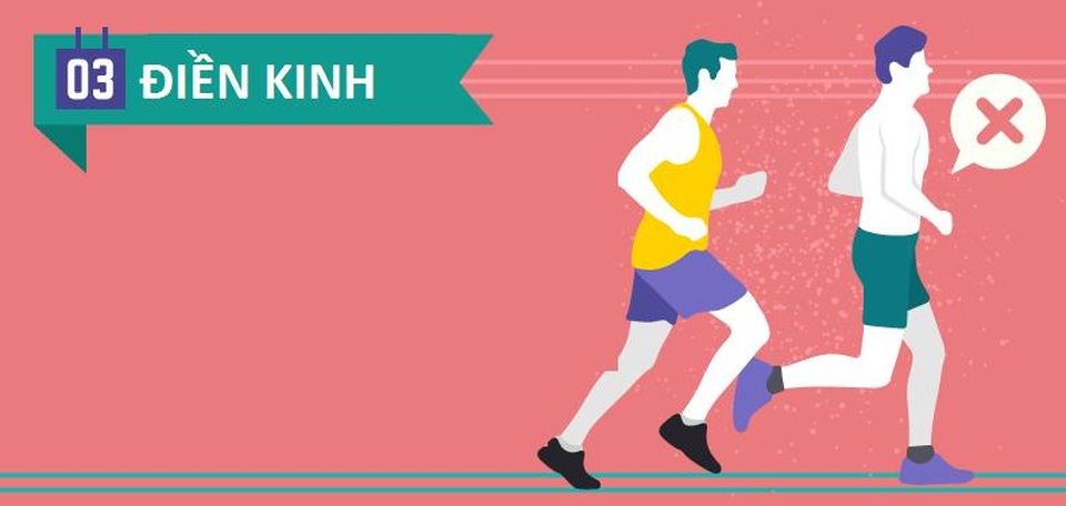 Không chỉ có mỗi bóng đá là có luật cấm cởi áo mà trong điền kinh cũng có một điều luật tương tự. Thậm chí hình phạt của nó còn nghiêm khắc hơn. Trong giải vô địch điền kinh châu Âu, vận động viên người Pháp Mahiedine Mekhissi đã về đích ở vị trí đầu tiên. Tuy nhiên vào cuối chặng đua, anh ta đã cởi áo của mình ra và kết quả là chiếc huy chương vàng đã tuột khỏi tay vận động viên xui xẻo này.