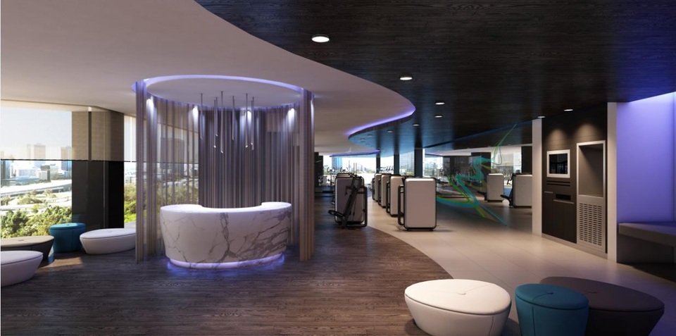 Phòng tập thể dục huyền bí tại dự án