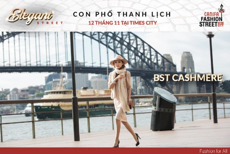 Con Phố Thời Trang Thanh Lịch - Điểm hẹn của tín đồ thời trang tinh tế - 3 Bộ sưu tập Cashmere quý hiếm sẽ chinh phục mọi Tín Đồ Thời Trang tại Elegant Street