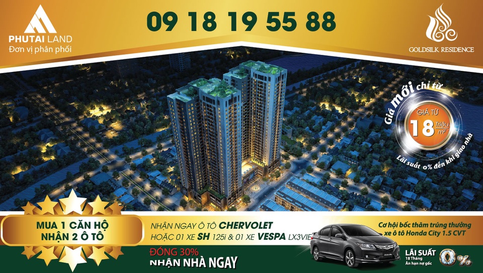 Dự án Goldsilk Complex khuyến mãi khủng dịp cuối năm - 3 Chương trình khuyến mại hấp dẫn khi mua nhà dự án Goldsilk Complex