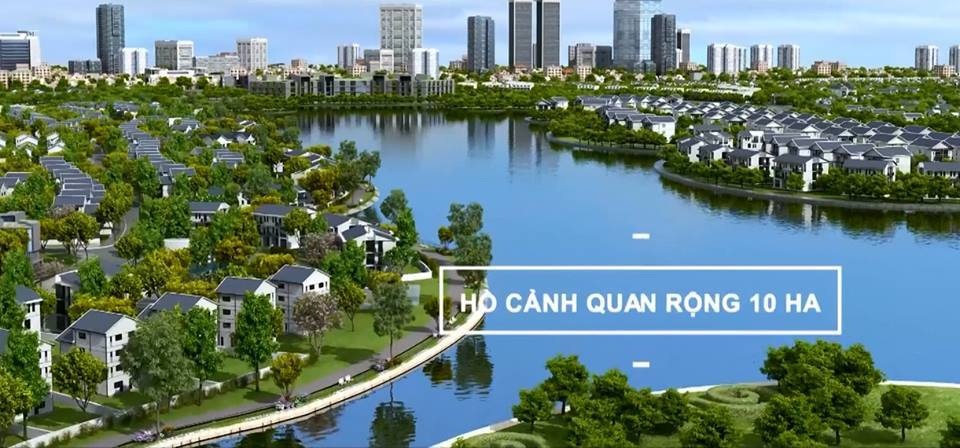 The Golden An Khánh sở hữu đường dạo bộ rợp bóng cây xanh, thiết kế 4 làn đường