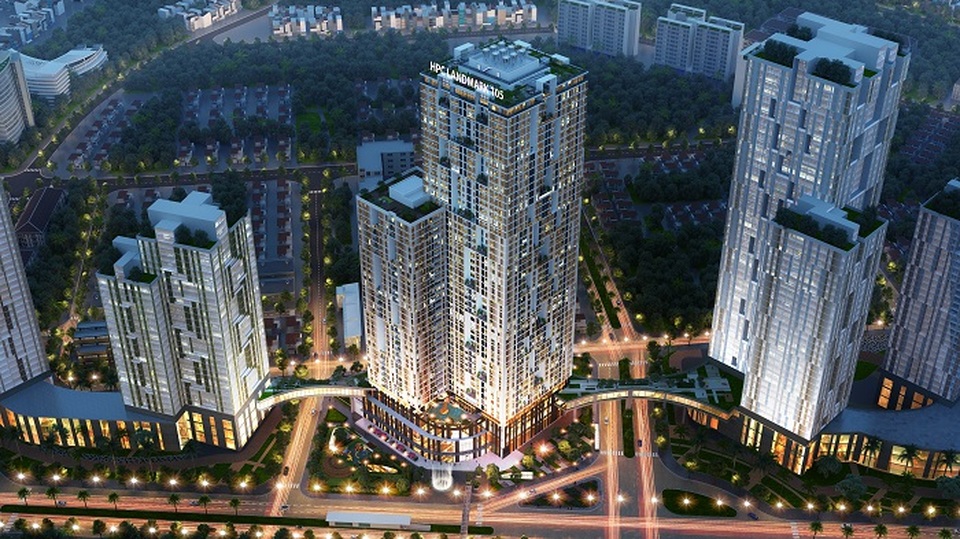 17/12 Khai trương căn hộ mẫu HPC Landmark 105, KĐT Văn Khê - 3 HPC Landmark 105 gồm 02 khối cao tầng (35 và 50 tầng) được bố trí lệch nhau nhằm tăng diện tích mặt thoáng tiếp xúc không gian, đối lưu không khí