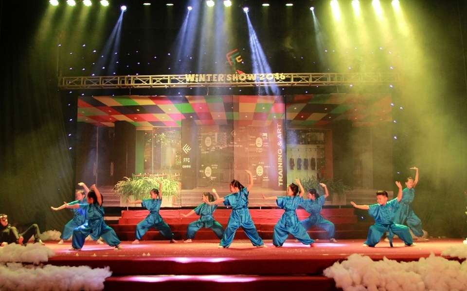 Nhạc kịch “Ông già Noel bị bắt cóc” lần đầu ra mắt mùa Giáng sinh - 3 Các thiên thần lớp Wushu mở đầu hành trình giải cứu ông già Noel.