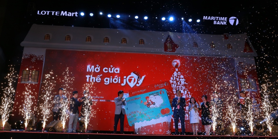 Đại diện Lãnh đạo LOTTE Mart và Maritime Bank chính thức ra mắt thẻ đồng thương hiệu