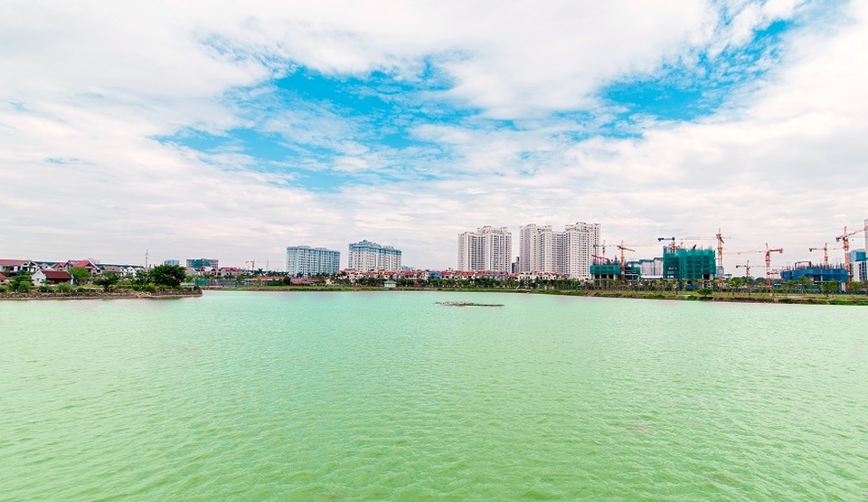 Toàn cảnh dự án An Bình City vượt tiến độ - 4 An Bình City sở hữu hồ điều hòa lớn nhất nội đô