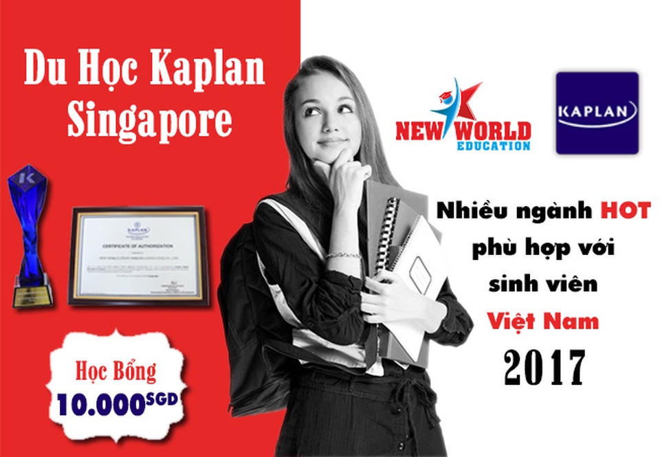 Hội thảo học bổng 10,000 SGD Kaplan Singapore 2017 và nhiều ngành HOT - 4 Hội thảo học bổng 10,000 SGD Kaplan Singapore 2017 và nhiều ngành HOT - 4